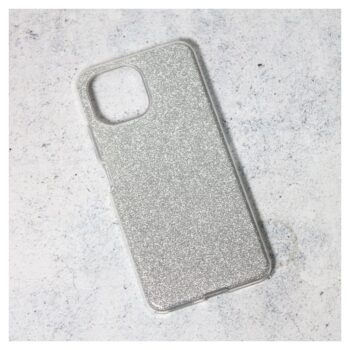 Maskica Crystal Dust za Xiaomi Mi 11 lite srebrna