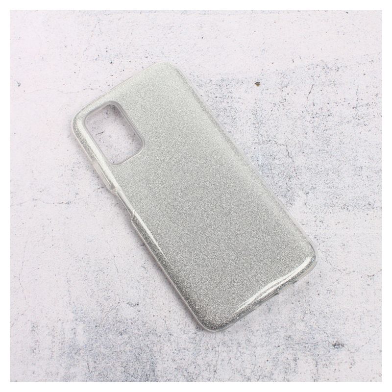 Maskica Crystal Dust za Xiaomi Redmi 9T/Note 9 4G/9 Power srebrna