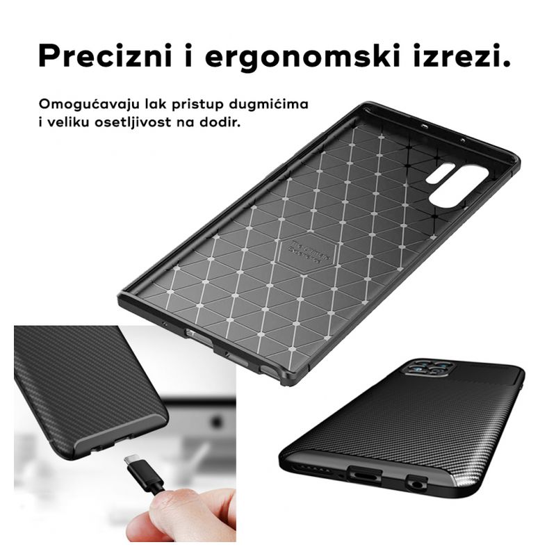 Maskica Defender Carbon za Huawei P smart 2021 plava