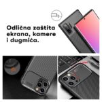 Maskica Defender Carbon za Motorola Moto E7 2020 crna - Slika 6
