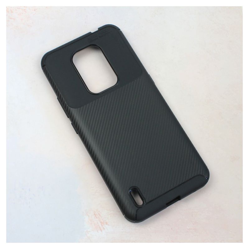 Maskica Defender Carbon za Motorola Moto E7 2020 crna