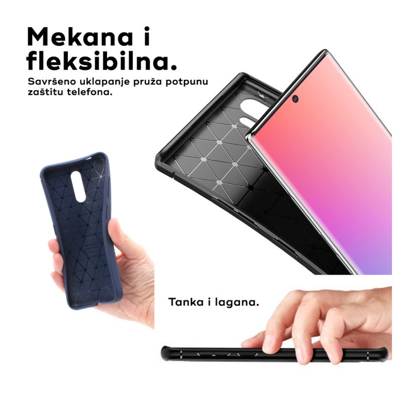 Maskica Defender Carbon za Samsung A125F Galaxy A12 crna