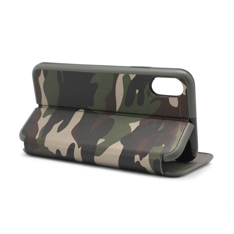 Maskica Defender Military bi fold za iPhone X crna