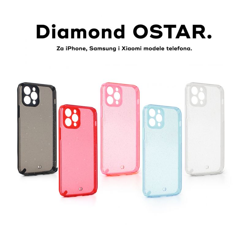 Maskica Diamond OSTAR za iPhone 12 Pro 6.1 roze