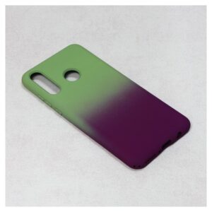Maskica Double Color za Huawei P30 lite zeleno-ljubicasta