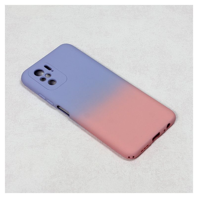 Maskica Double Color za Xiaomi Redmi Note 10 4G/Note 10s ljubicasto-roze