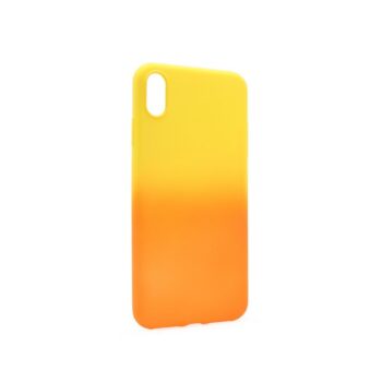 Maskica Double summer vibe za iPhone XS Max narandzasto-zuta