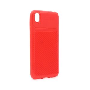 Maskica Elegant Carbon za Huawei Y5 2019/Honor 8S crvena