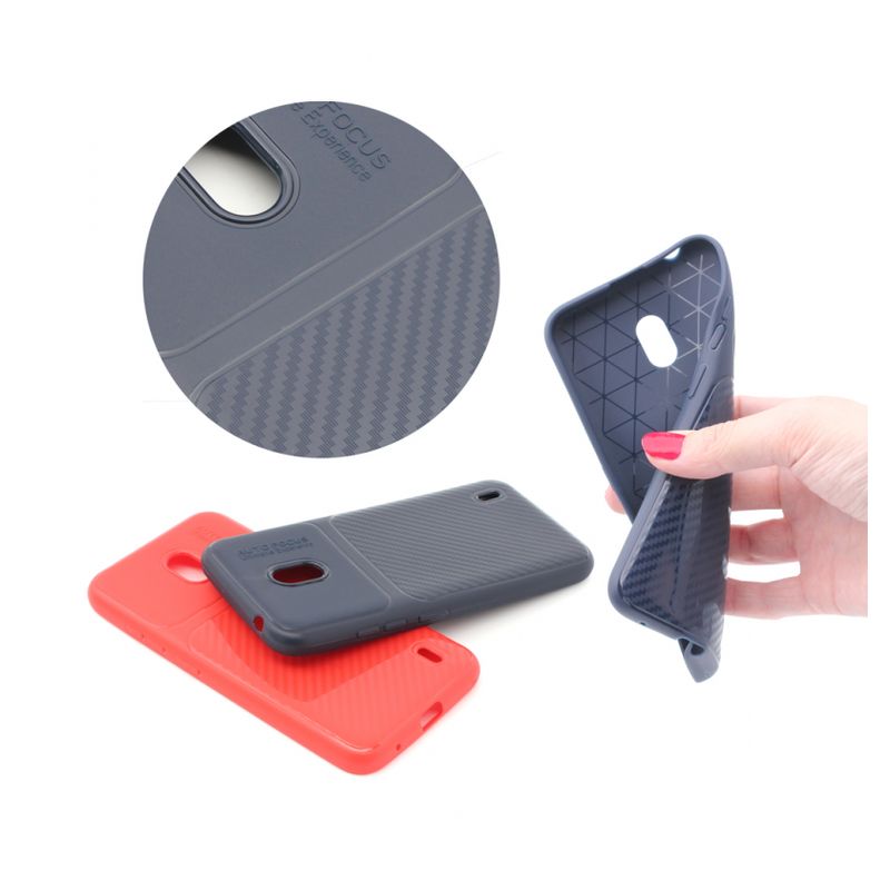 Maskica Elegant Carbon za Samsung N970F Galaxy Note 10 crvena