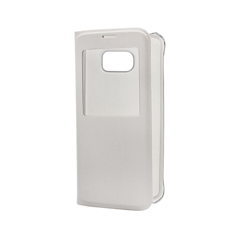 Maskica Flip Cover view za Samsung G930 S7 bela