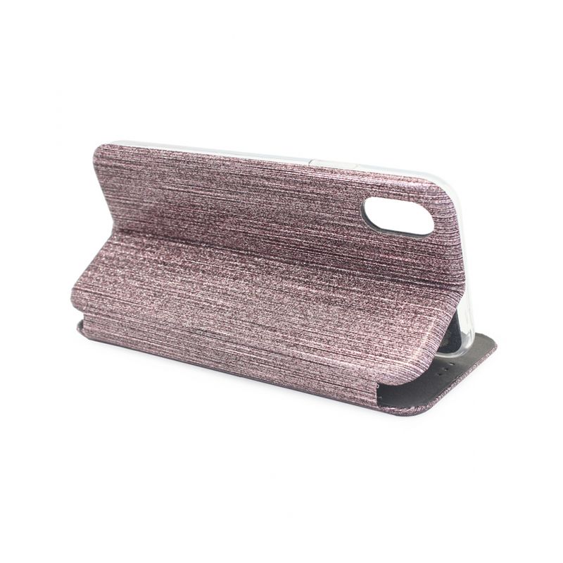 Maskica Flip Crystal za iPhone XR roze