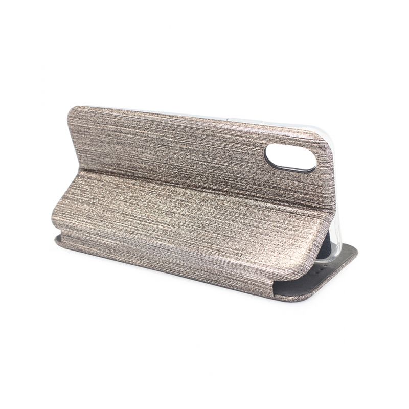 Maskica Flip Crystal za iPhone XR zlatna