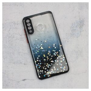 Maskica Frame Glitter za Huawei P30 Lite crna