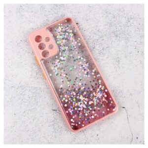 Maskica Frame Glitter za Samsung A325F Galaxy A32 4G (EU) roze