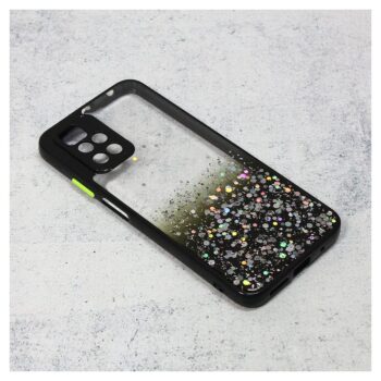 Maskica Frame Glitter za Xiaomi Redmi 10/10 Prime crna