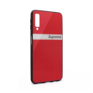 Maskica GLASS Supreme za Samsung A750FN Galaxy A7 2018 crvena