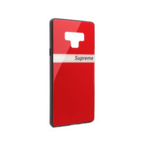 Maskica GLASS Supreme za Samsung N960F Note 9 crvena