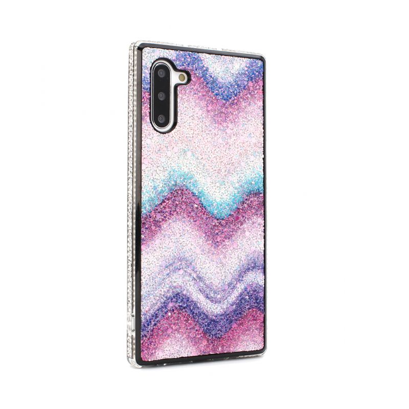 Maskica Glitter Sequins za Samsung N970F Galaxy Note 10 ljubicasta