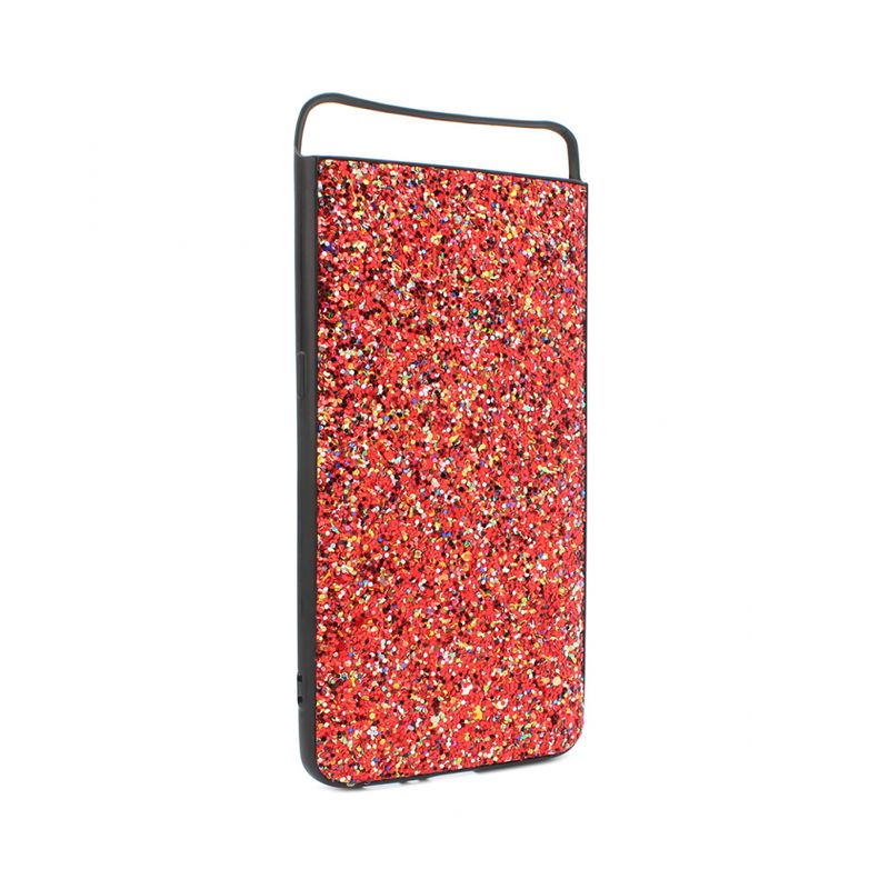 Maskica Glitter za Samsung A805F Galaxy A80 crvena