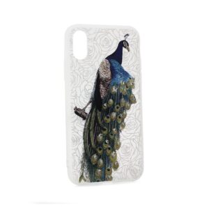 Maskica Glitz Peacocks za iPhone X type 1