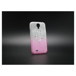 Maskica Graphite cirkon za Samsung I9500 Heart pink