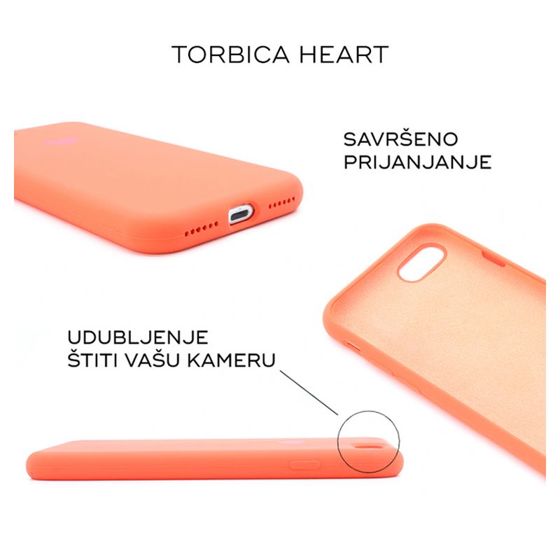 Maskica Heart za iPhone 11 Pro 5.8 svetlo zelena