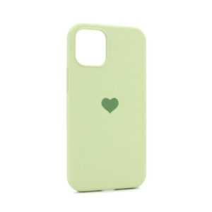 Maskica Heart za iPhone 12 Mini 5.4 zelena