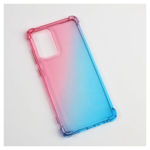 Maskica Ice Cube Color za Samsung A725F/A726B Galaxy A72 4G/5G (EU) plavo roze