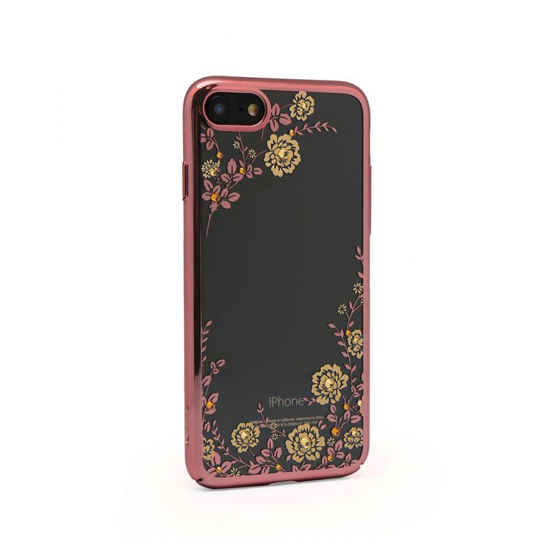 Maskica Kavaro Swarovski Rose small flowers za Iphone 7/8 zlatna
