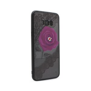 Maskica Lace Flower za Samsung G955 S8 Plus ljubicasta