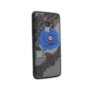 Maskica Lace Flower za Samsung G960 S9 plava