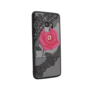 Maskica Lace Flower za Samsung G960 S9 roze