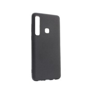 Maskica Leather Look za Samsung A920F Galaxy A9 2018 crna