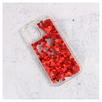 Maskica Liquid Heart za iPhone 12 Mini 5.4 crvena