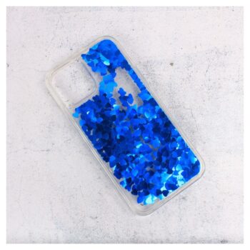 Maskica Liquid Heart za iPhone 12 Pro Max 6.7 plava
