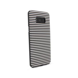 Maskica Luo Stripes za Samsung G955 S8 Plus crna