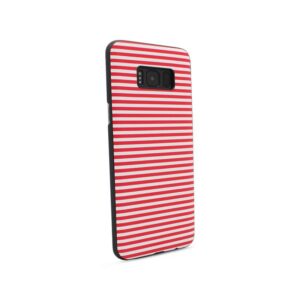 Maskica Luo Stripes za Samsung G955 S8 Plus crvena