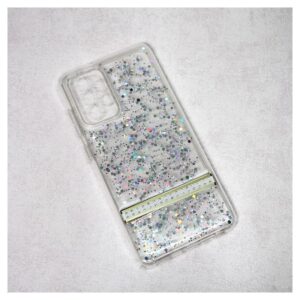 Maskica Luxury Glitter za Samsung A525F/A526B/A528B Galaxy A52 4G/A52 5G/A52s 5G srebrna