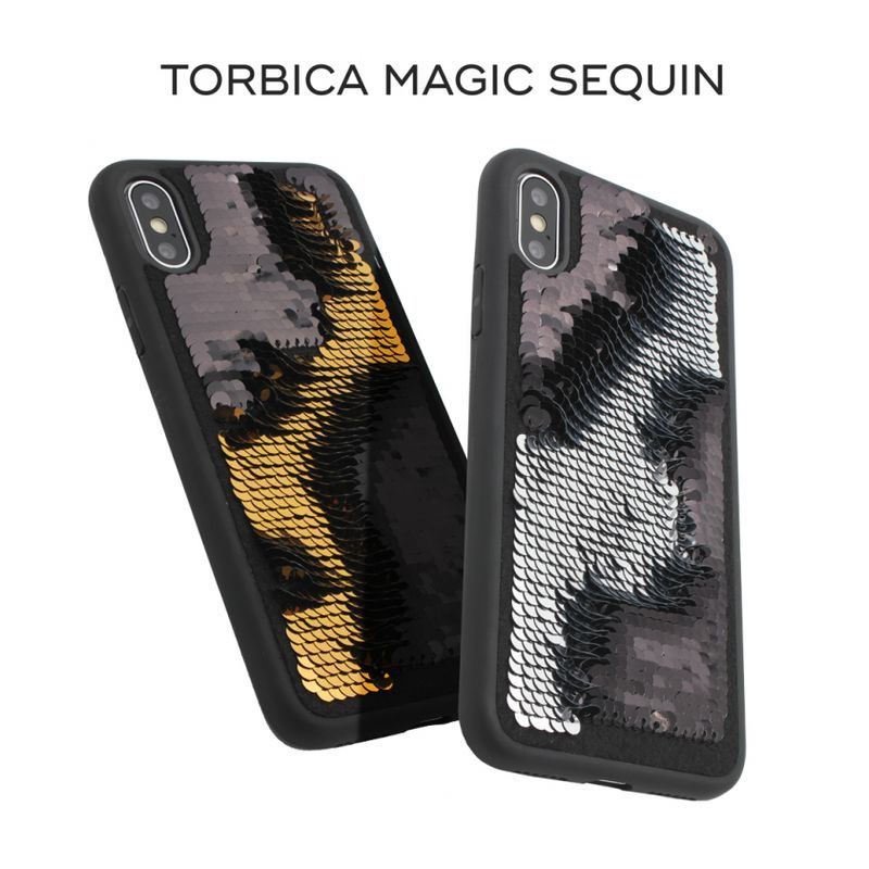 Maskica Magic Sequin za iPhone 7 Plus/8 Plus zlatna Maskica Magic Sequin za iPhone 7 Plus/8 Plus zlatna - Slika 1