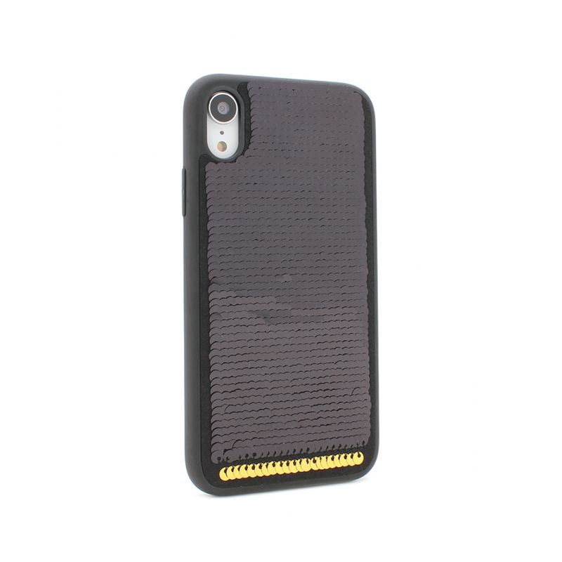 Maskica Magic Sequin za iPhone XR zlatna
