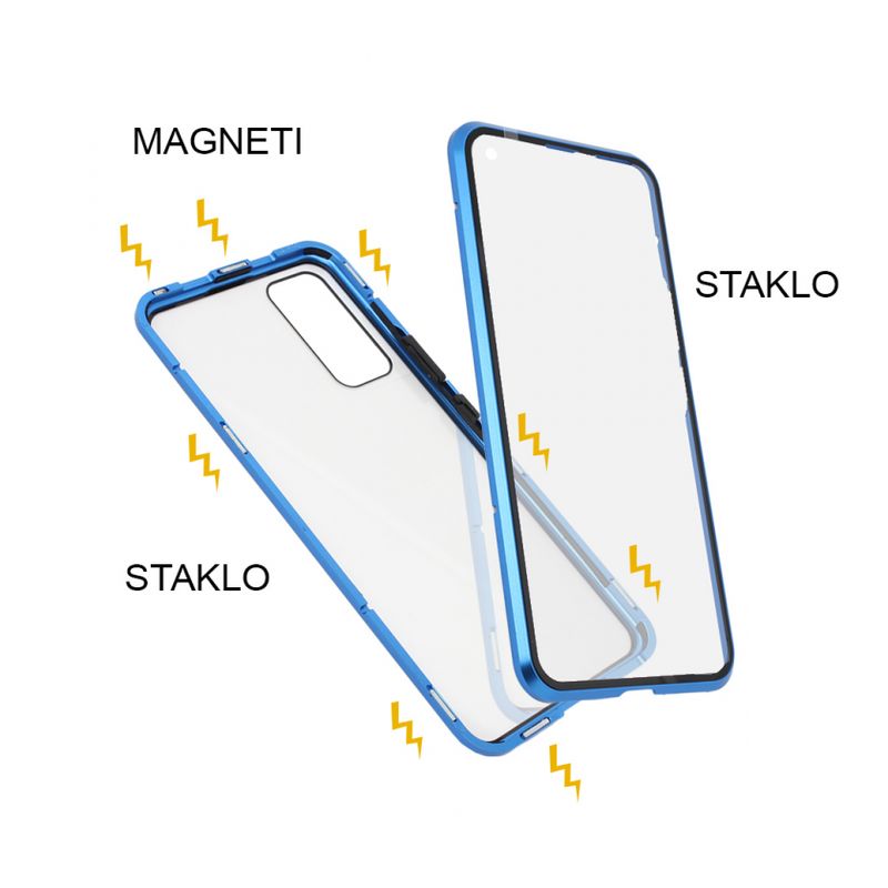 Maskica Magnetic exclusive 360 za Huawei Honor 30 plava