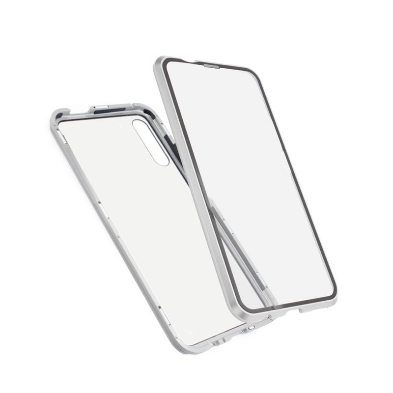 Maskica Magnetic exclusive 360 za Huawei P smart Pro 2019/Honor 9X Pro srebrna