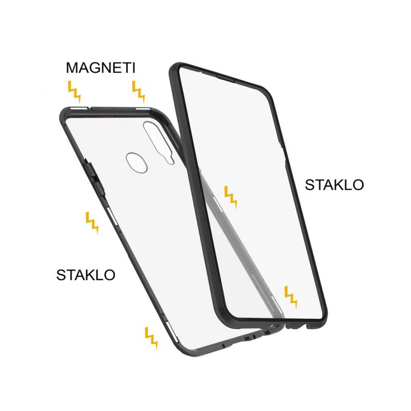 Maskica Magnetic exclusive 360 za Samsung A207F Galaxy A20s crna