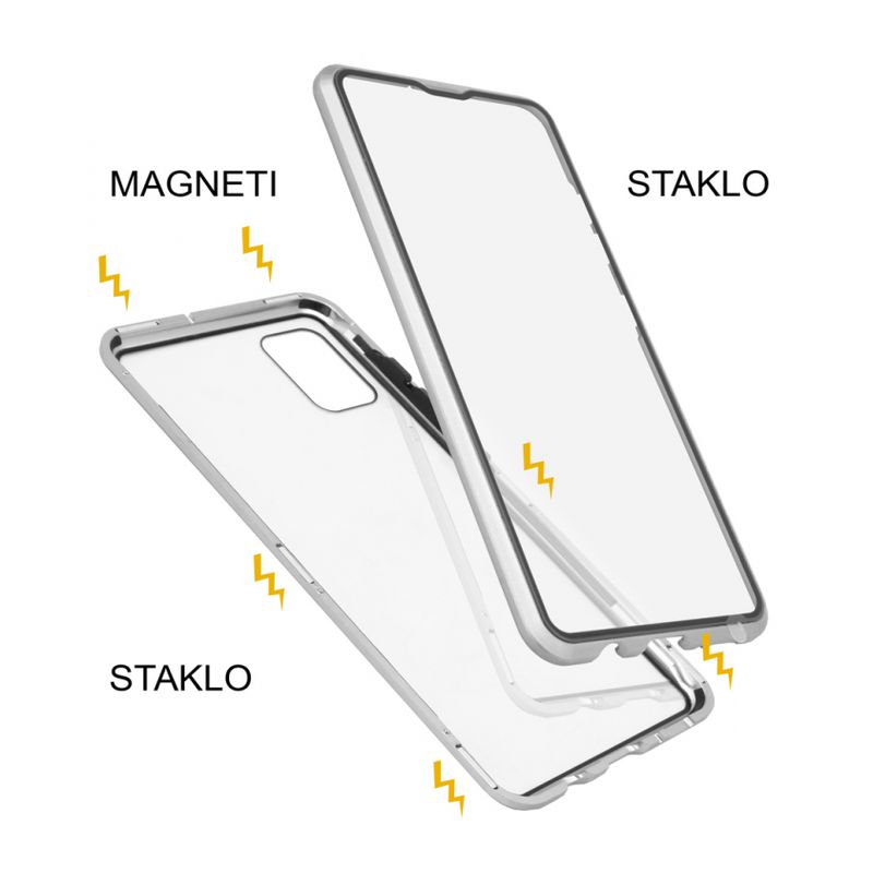 Maskica Magnetic exclusive 360 za Samsung A515F Galaxy A51 srebrna