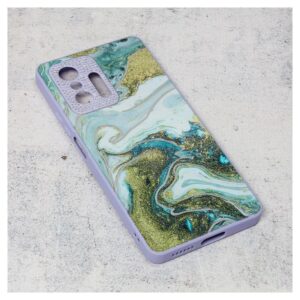 Maskica Marble Diamond za Xiaomi 11T/11T Pro type2 ljubicasta