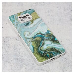 Maskica Marble Diamond za Xiaomi Redmi Note 11/Note 11s type 2 bela