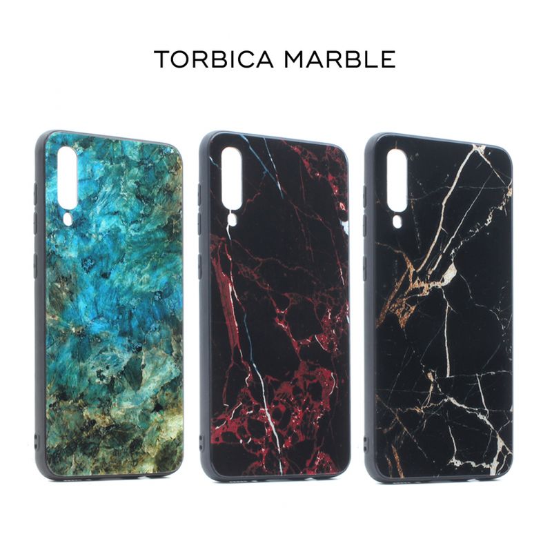 Maskica Marble za Samsung A715F Galaxy A71 crvena