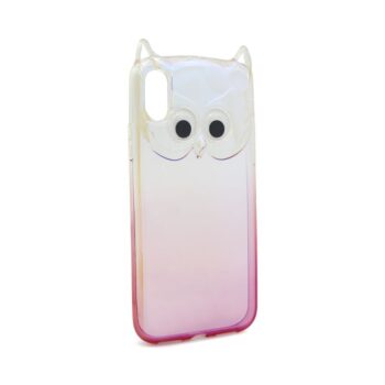 Maskica Night bird za iPhone X pink