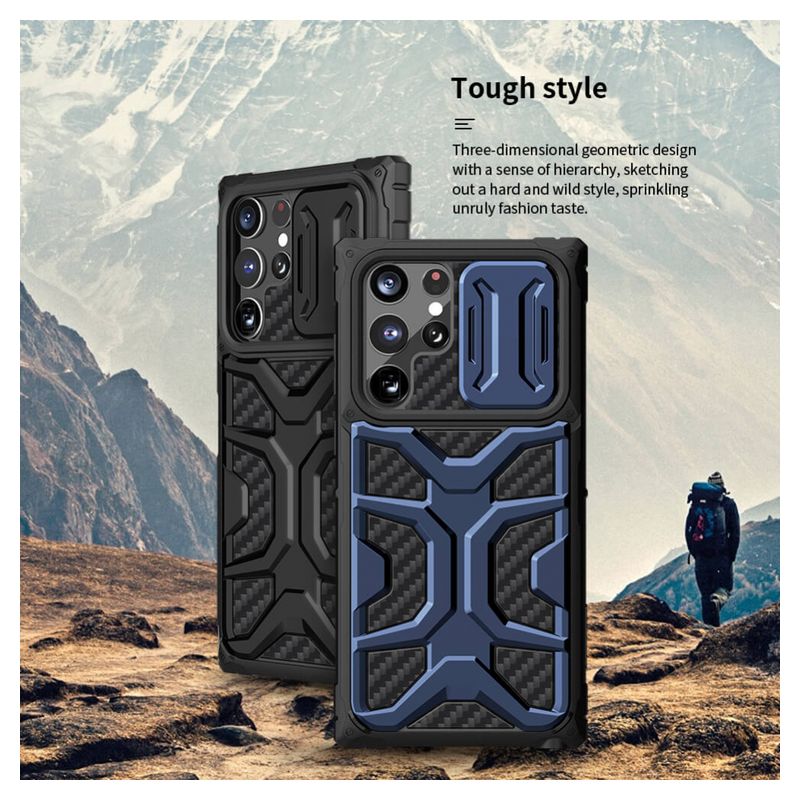 Maskica Nillkin Adventurer za Samsung S908B Galaxy S22 Ultra 5G crna