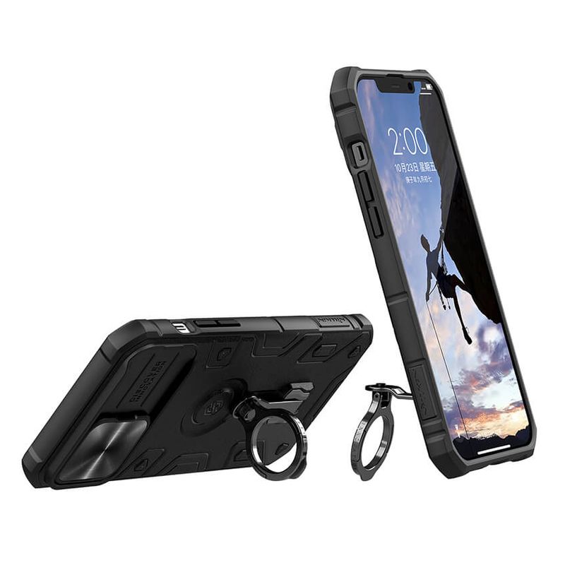 Maskica Nillkin CamShield Armor Pro za iPhone 13 Pro Max 6.7 crna